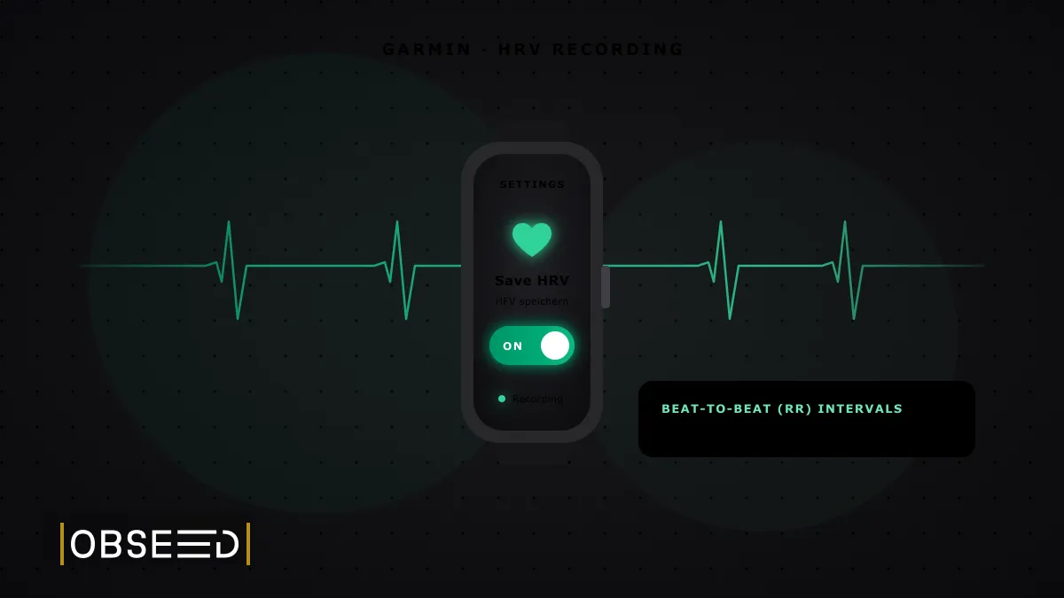 Garmin & HRV: Aufzeichnung aktivieren — und nach jedem Update neu prüfen