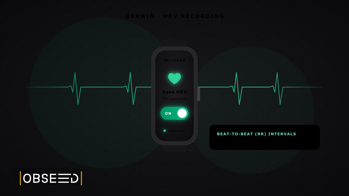 Garmin & HRV: Turn On Recording — and Re-Check It After Every Update